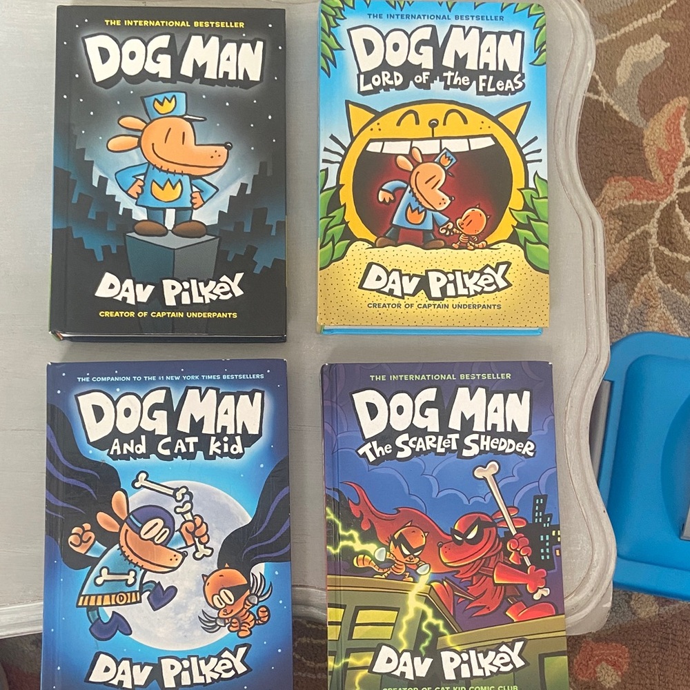 Dog Man Hardcover Book Set by Dav Pilkey